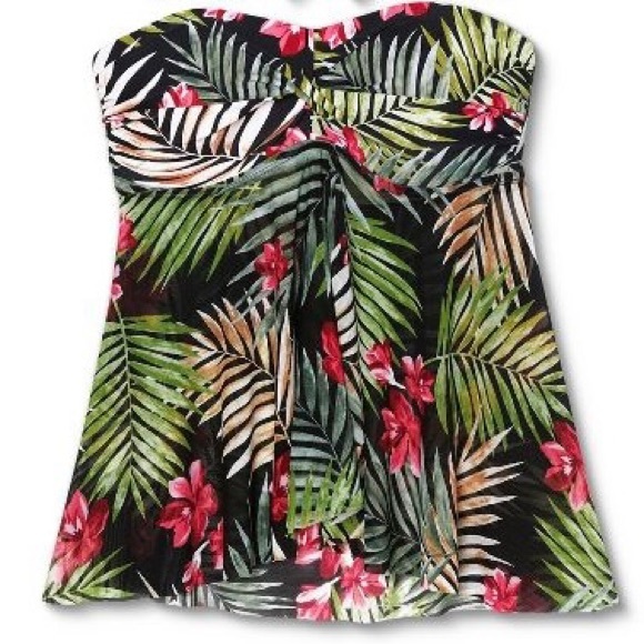 Kona Sol Swim Nwt Kona Sol Womens Twistfront Bandeau Flyaway